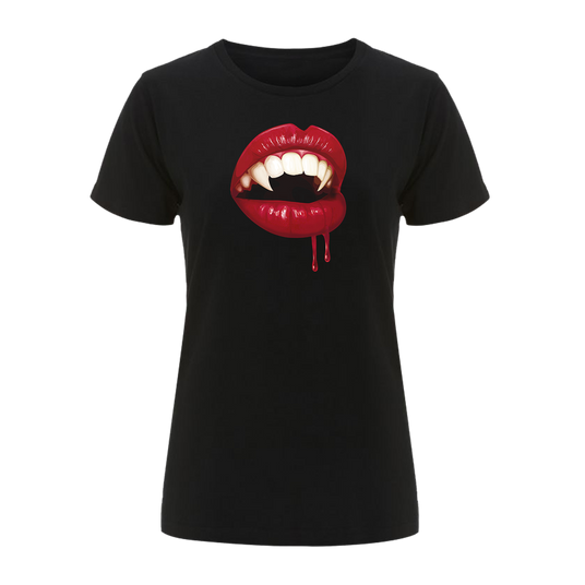 Vampire Kiss Ladies T-Shirt Front 
